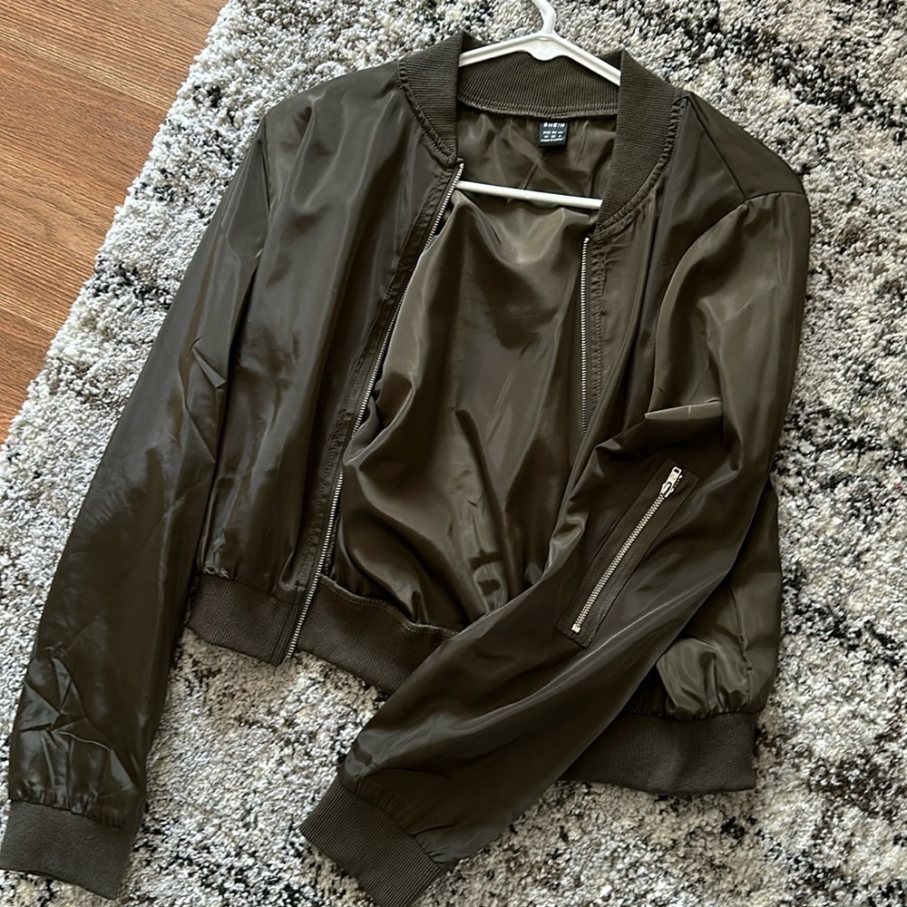 Green Bomber Jacket